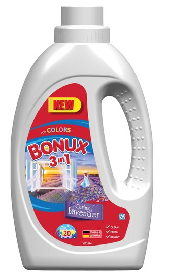Bonux Color prací gel Caring Lavender, 20 praní 1,1 l