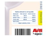 AVRILÉ prací gely Deep Black na černé prádlo + Intense White na bílé prádlo, 50 praní 3 l + 3 l