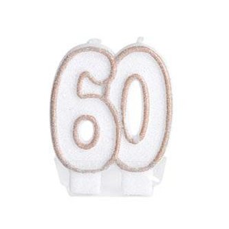 Świeczka jubileuszowa 60