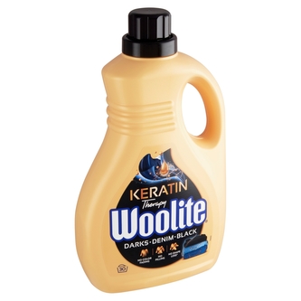 Woolite Keratin Therapy Darks Denim Black tekutý prací gel, 30 praní 1,8 l
