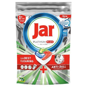 Jar Platinum Plus kapsle do myčky nádobí All in 1 Regular 48 ks