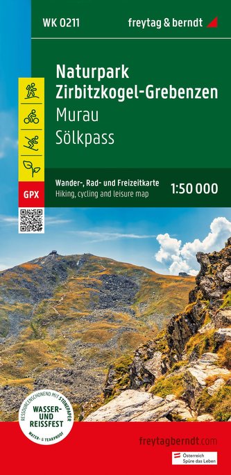Přírodní park Zirbitzkogel-Grebenzen 1:50 000 / turistická a cykloturistická mapa