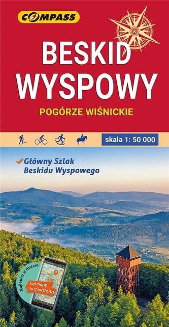 Mapa turystyczna - Beskid Wyspowy 1:50 000 w.2023