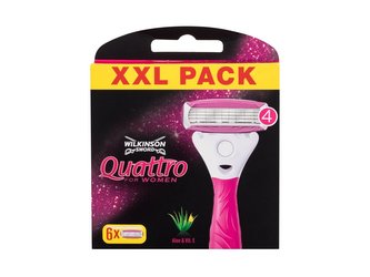 Wilkinson Sword Quattro For Women Náhradní břit 6 ks pro ženy