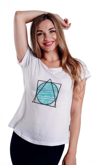 Triko White Divergence - M