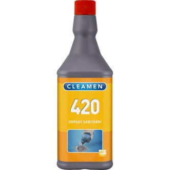 CLEAMEN 420 odpady sanitární 1 l - POUZE OSOBNÍ ODBĚR nebo NÁŠ ROZVOZ