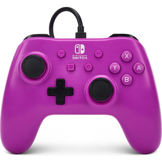 PowerA drátový herní ovladač fialový (Switch)