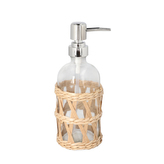 Dávkovač | RATTAN | transparentní | 7,5x21 cm | SS22 820309