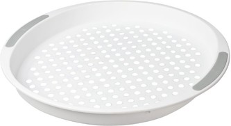 Servírovací tác kulatý 40 x 4 cm bílá