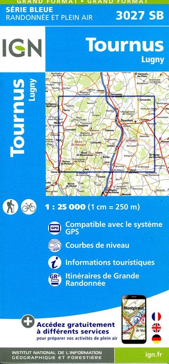 Tournus Lugny 1:25 000