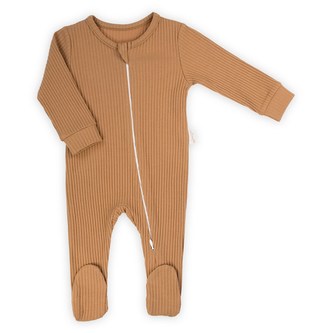 Kojenecký bavlněný overal Nicol Miki hnědá - velikost 62 (3-6m)