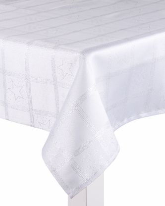 Ubrus XMAS FREEZE 145x220 cm bílá ESSEX