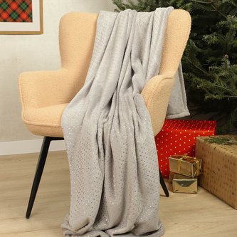 PARI | deka | zlaté hvězdy šedá | 130x170 cm | XM22 827674