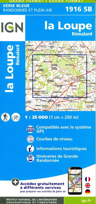 La Loupe Rémalard 1:25 000