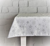 Ubrus SHINY STARS 145x220 cm bílá ESSEX