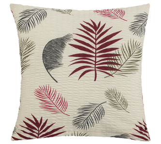 Povláček krepový - vínové peříčko - 40x40cm