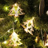 LED světýlka ARMUS | osvětlení vánočního stromu | dřevěný sob | 10 kusů | XM22 834924