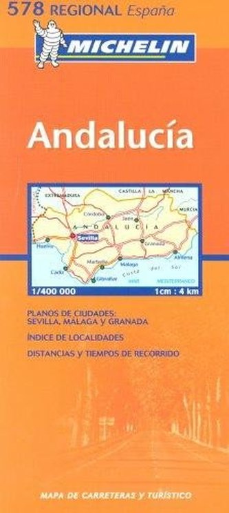 MK 578s. Spain South, Andalucia 1:400 000