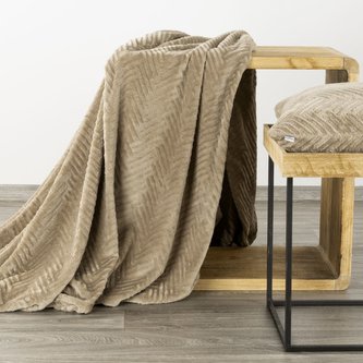 Deka z mikrovlákna SAMOA béžová 150x200 cm Mybesthome