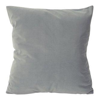 Polštář RUBI VELVET šedá 45x45 cm Mybesthome