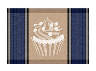 KELA Prostírání PICTURE PP-plastic, modrá 43,5x28,5cm KL-11769