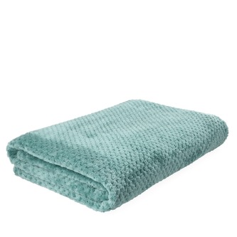 Mikrovláknová deka s jemným vzorem NOA mátová 150x200 cm Homla