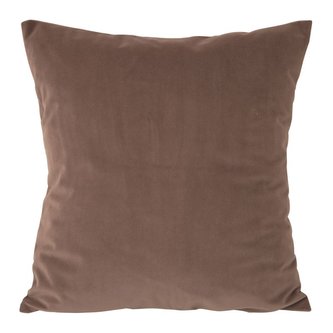 Polštář RUBI VELVET kávová 45x45 cm Mybesthome