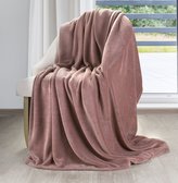 Deka z mikrovlákna SIMPLY růžová 150x200 cm Mybesthome