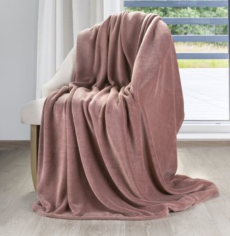 Deka z mikrovlákna SIMPLY růžová 150x200 cm Mybesthome