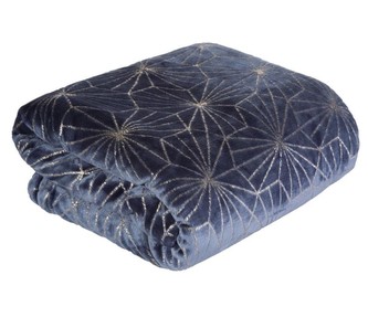 Deka z mikrovlákna SOLO modrá 150x200 cm Mybesthome