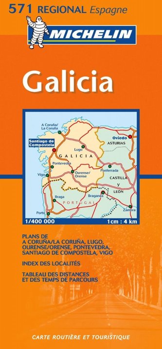 MK 571s. Spain Galicia 1:400 000