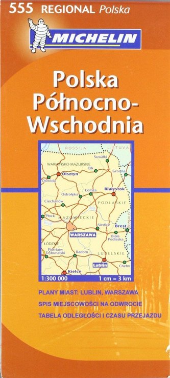 MK 555s. Polsko severovýchod 1:300 000