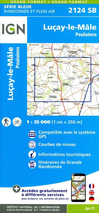 Luçay le Male 1:25 000