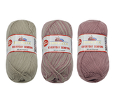 Příze HiMALAYA EVERYDAY SENFONi - fialová, šedá - 100g / 196 m - balení 3 x 100g