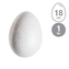 Vajíčko polystyrenové 18cm/1ks