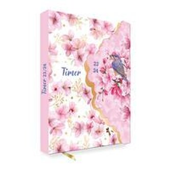 Trötsch Schülerkalender mit Klappe Flower 23/24