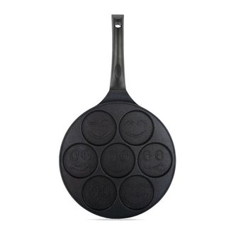 PÁNEV NA 7 LÍVAN.SMAJLÍK "KITCHISIMO" NEPŘIL. 26CM