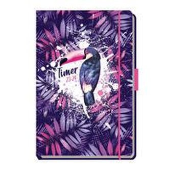 Trötsch Schülerkalender Specials mit Gummiband und Stifthalter Tukan 23/24