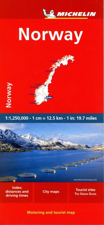 Norway - Michelin National Map 752