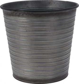 Plechový květináč Rustik 28x30 cm