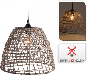 Splétané stropní svítidlo boho 29x35 cm