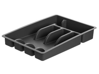 Vložka do zásuvky 36x25,5x5,5cm ČERNÁ - JAG