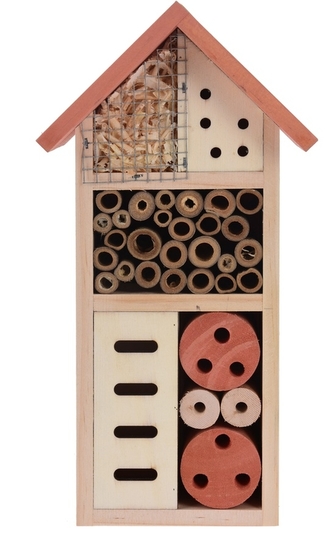 Hmyzí hotel 13x8,5x26 cm, oranžový