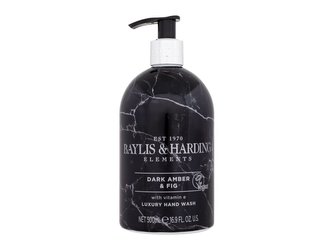 Baylis & Harding Elements Tekuté mýdlo Dark Amber & Fig 500 ml pro ženy