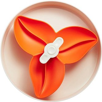 PetDreamHouse zpomalovací miska Spin Bougainvillea oranžová S VADOU