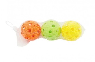 Míček florbalový 7cm plast sada