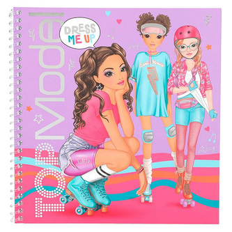 Kreativní sešit Top Model, Talita, Fergie a Lizzy, Obleč mě, se samolepky