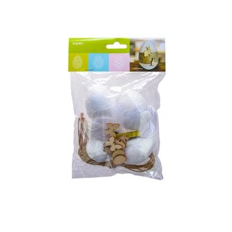 SADA DEKORAČNÍ KREATIVNÍ RUSTIKÁLNÍ KRASLICE