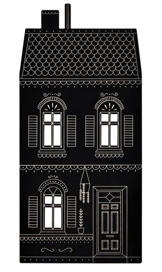 Drewniana tablica kredowa - kamienica mała Drewniana tablica kredowa - kamienica mała