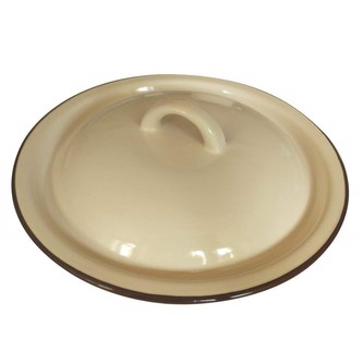 BANQUET Poklice smaltovaná 16x1,8 cm, béžová